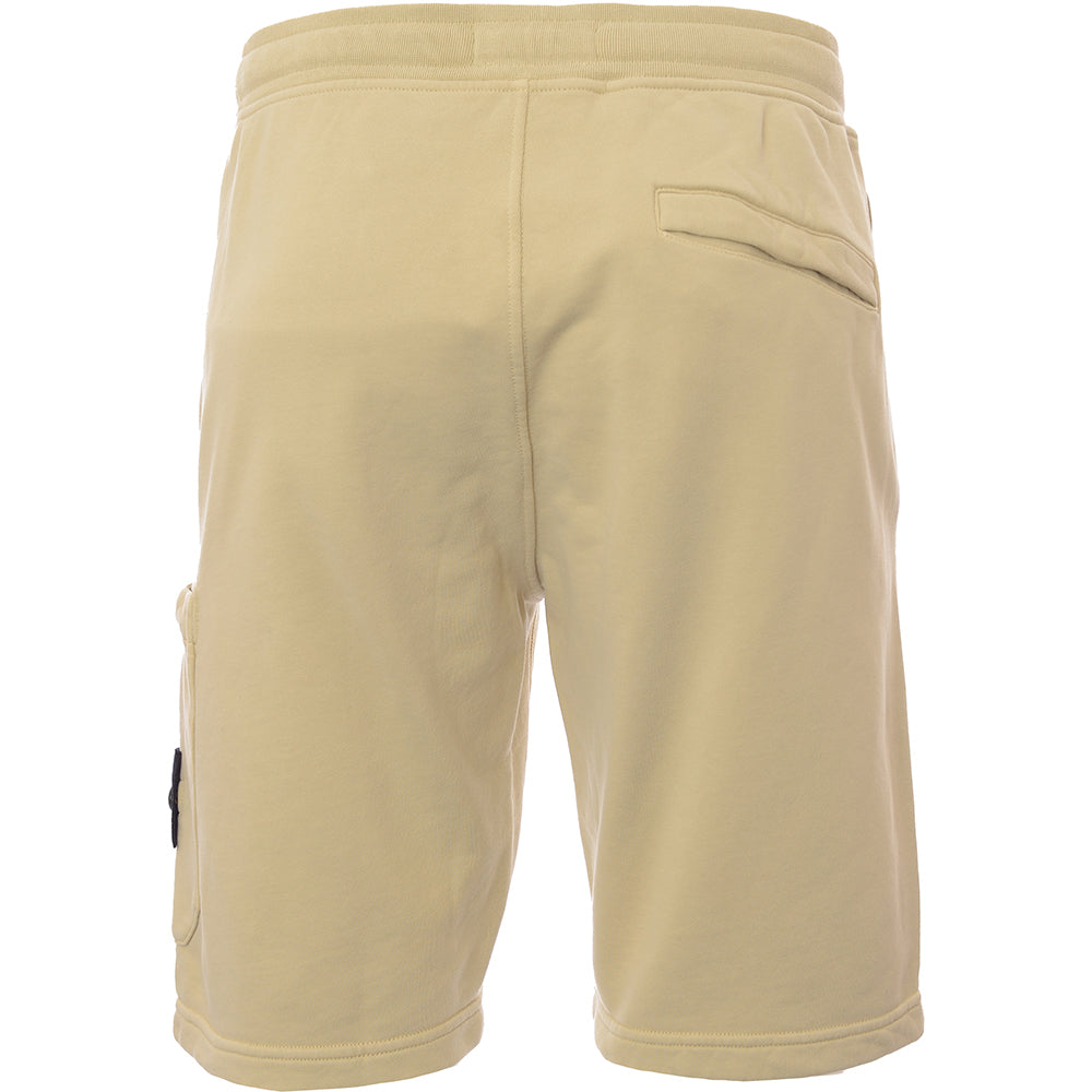 Stone Island Mens Fleece Bermuda Shorts In Grey