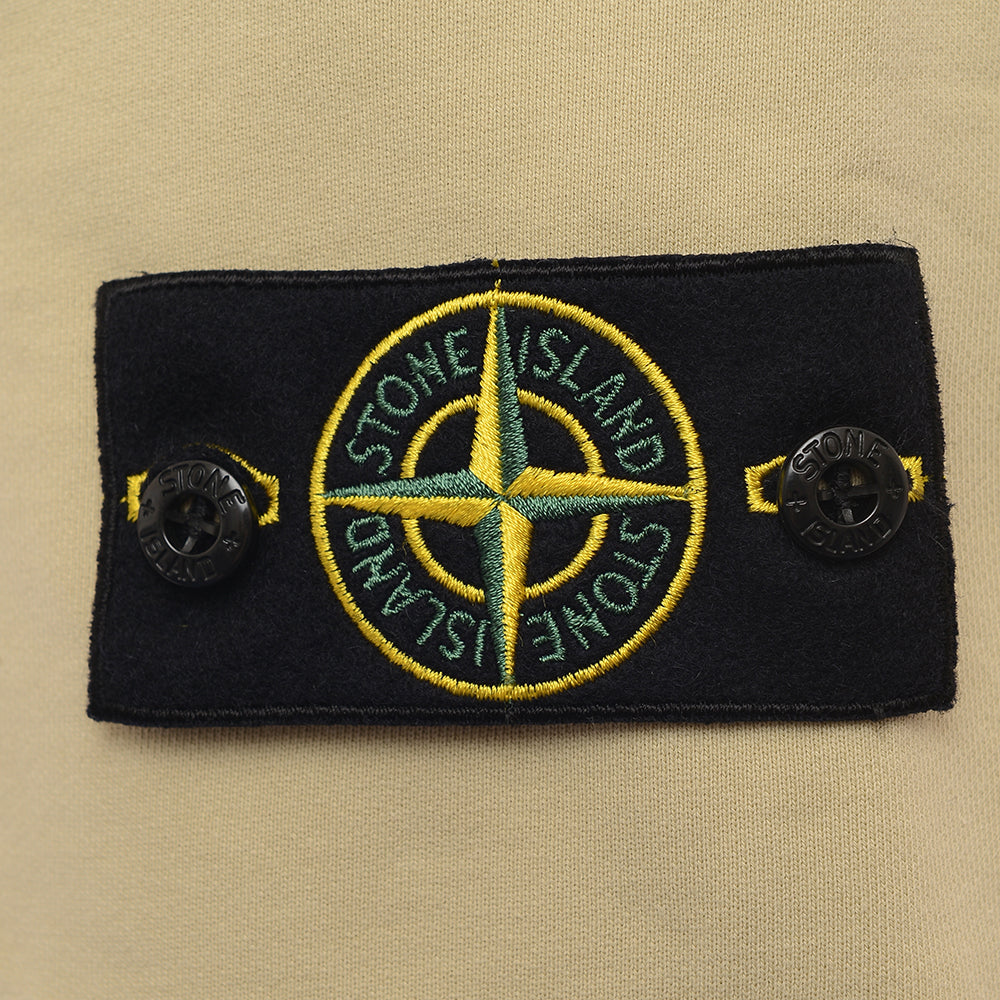 Stone Island Mens Fleece Bermuda Shorts In Grey