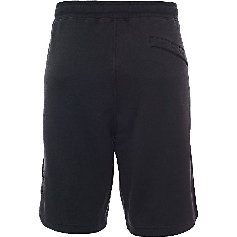 Stone Island Mens Fleece Bermuda Shorts In Black