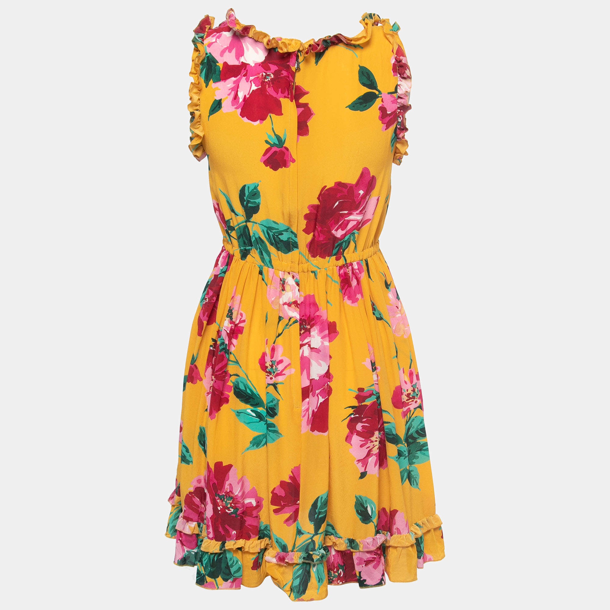 Dolce&Gabbana Women's Mini Dress in Yellow