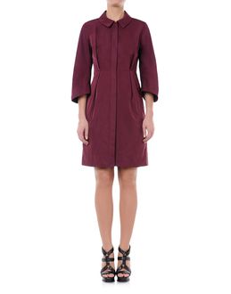 Jil Sander Women's Mini Dress in Red