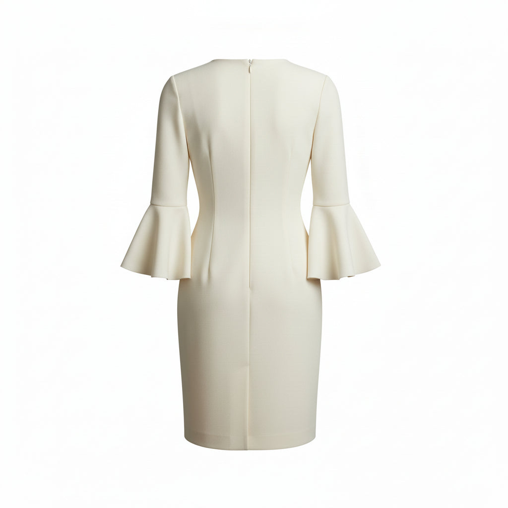 Valentino Garavani Womens Cream Dress