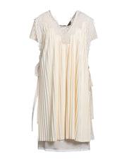 Twinset Women's Pleated Lace Midi Dress