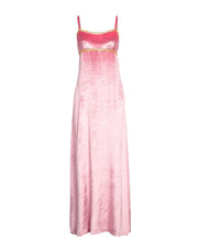 Alberta Ferretti Women's Lace Velvet Maxi Dress