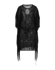 Twinset Women's Round Neck Knitted Midi Dress