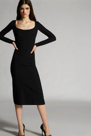 Dsquared2 Women's Midi Dress in Black