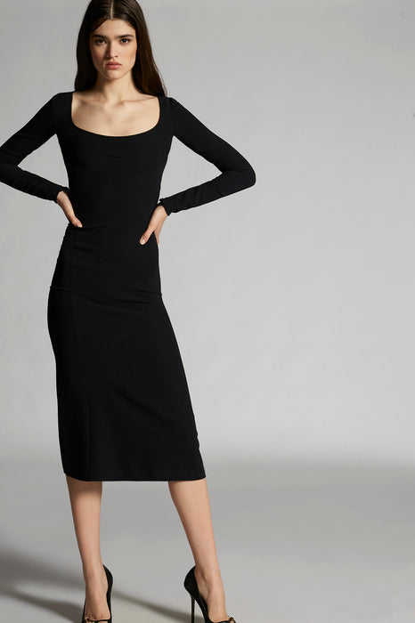 Dsquared2 Women's Midi Dress in Black