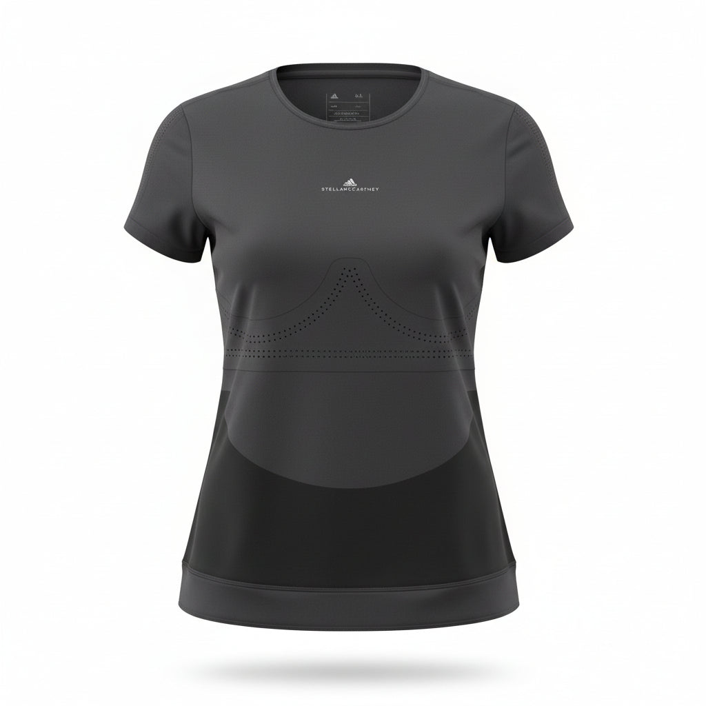 Adidas By Stella McCartney Womens Fitsense Tee in Black