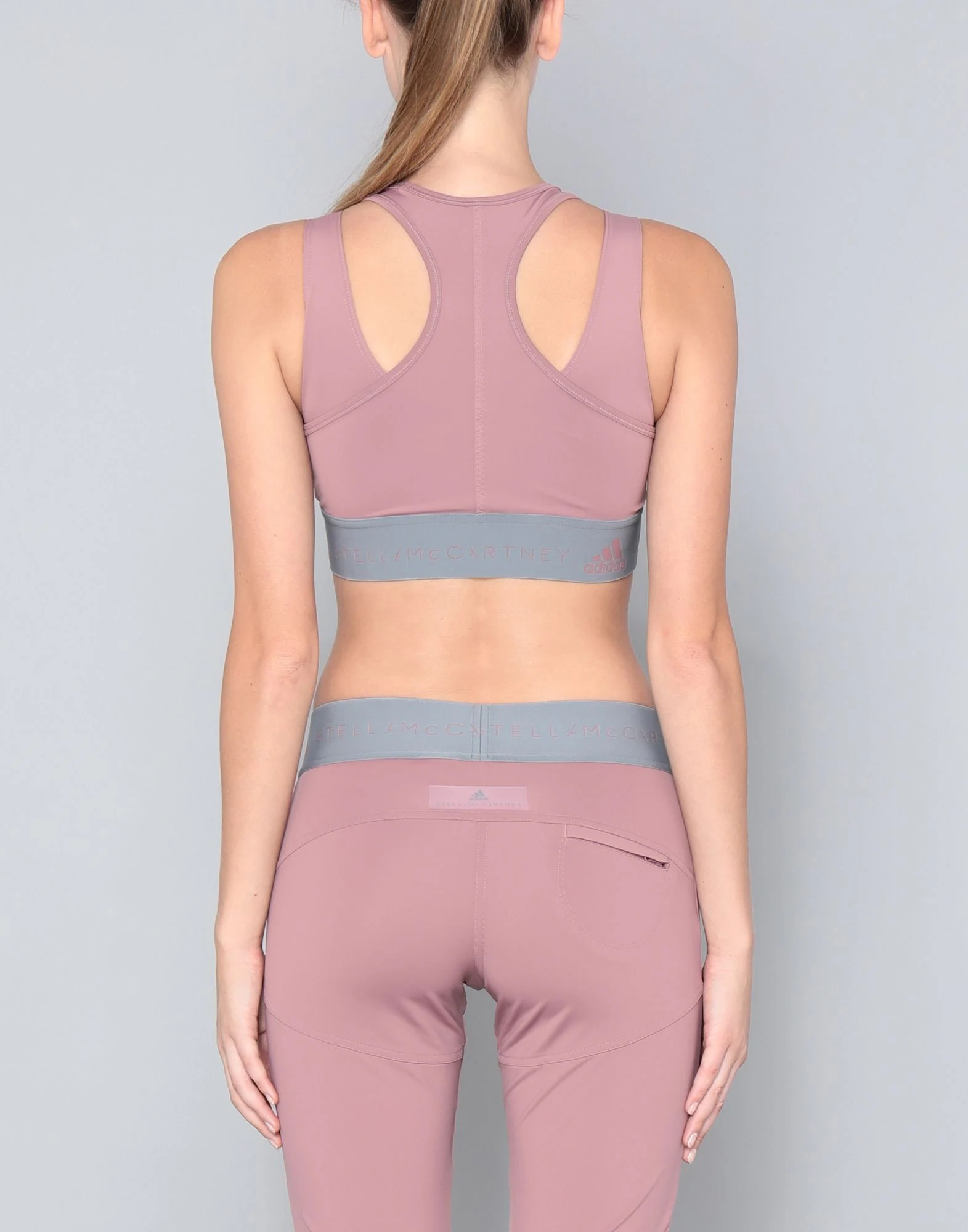 Adidas By Stella McCartney Womens Hybrid Sports Bra In Pink