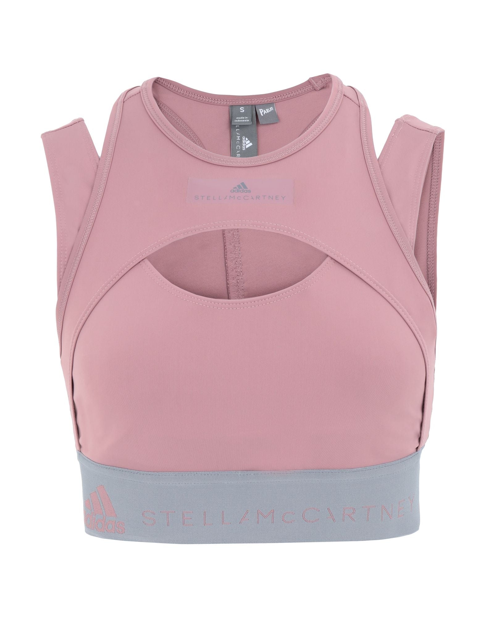 Adidas By Stella McCartney Womens Hybrid Sports Bra In Pink