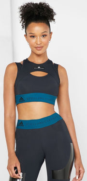 Adidas By Stella McCartney Womens Hybrid Crop in Black
