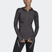 Adidas By Stella McCartney Womens Run Long Sleeve Top in Grey