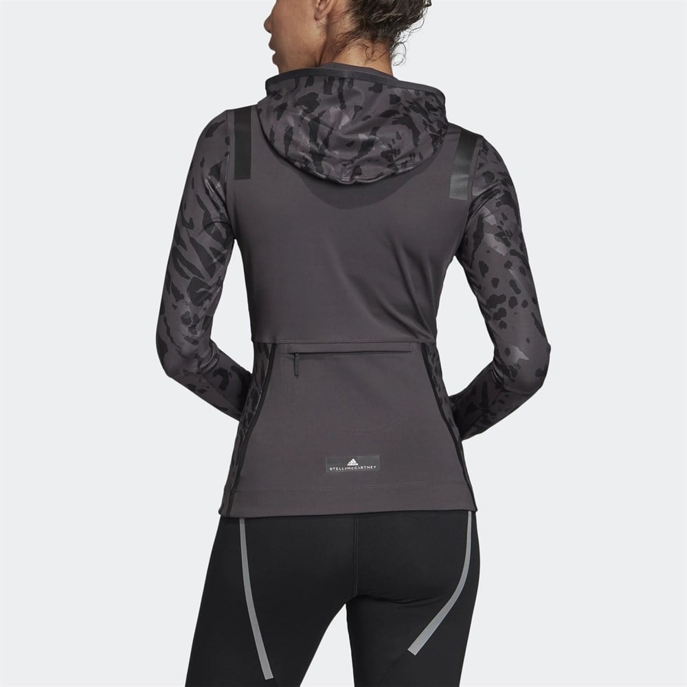 Adidas By Stella McCartney Womens Run Long Sleeve Top in Grey