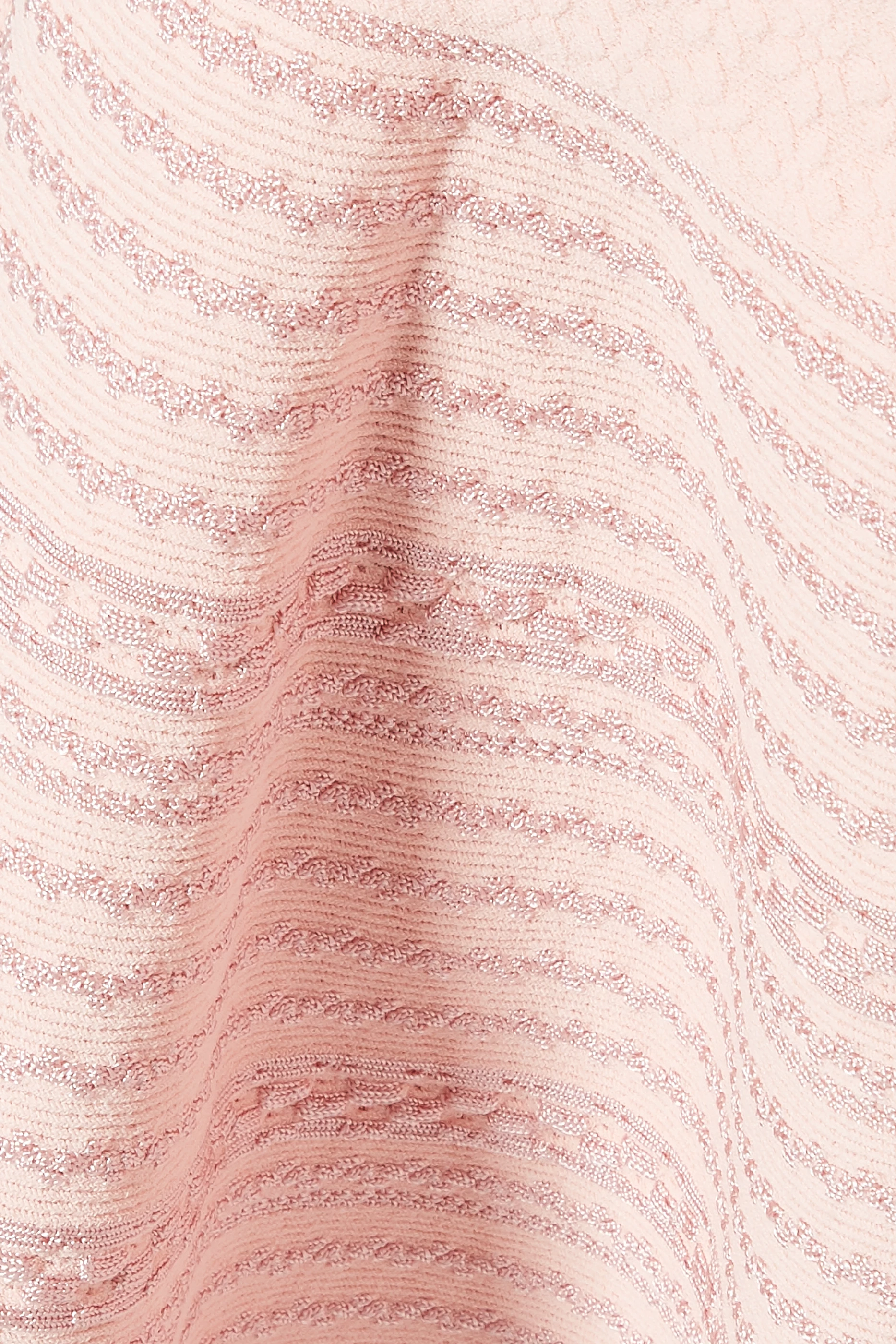 Alexander McQueen Womens Textured Midi Skirt in Pink