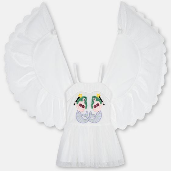 Stella Mccartney Kids' Girls Mini Dress in White