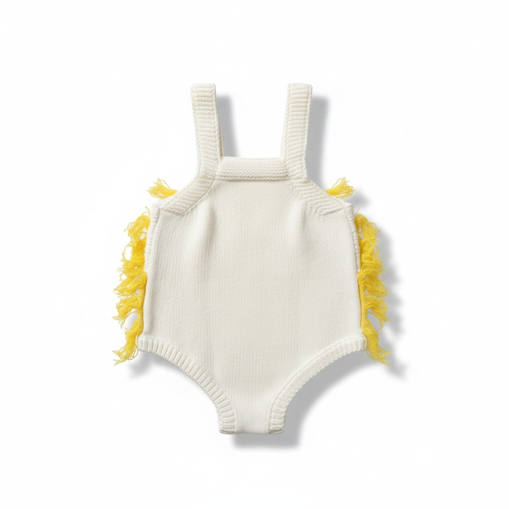 Stella Mccartney Kids Unisex Knitted Giraffe Romper