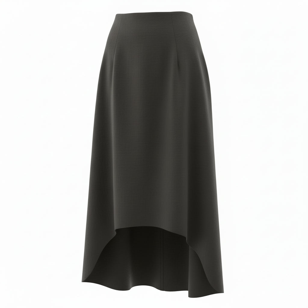Marni Womens Midi Skirt in Black