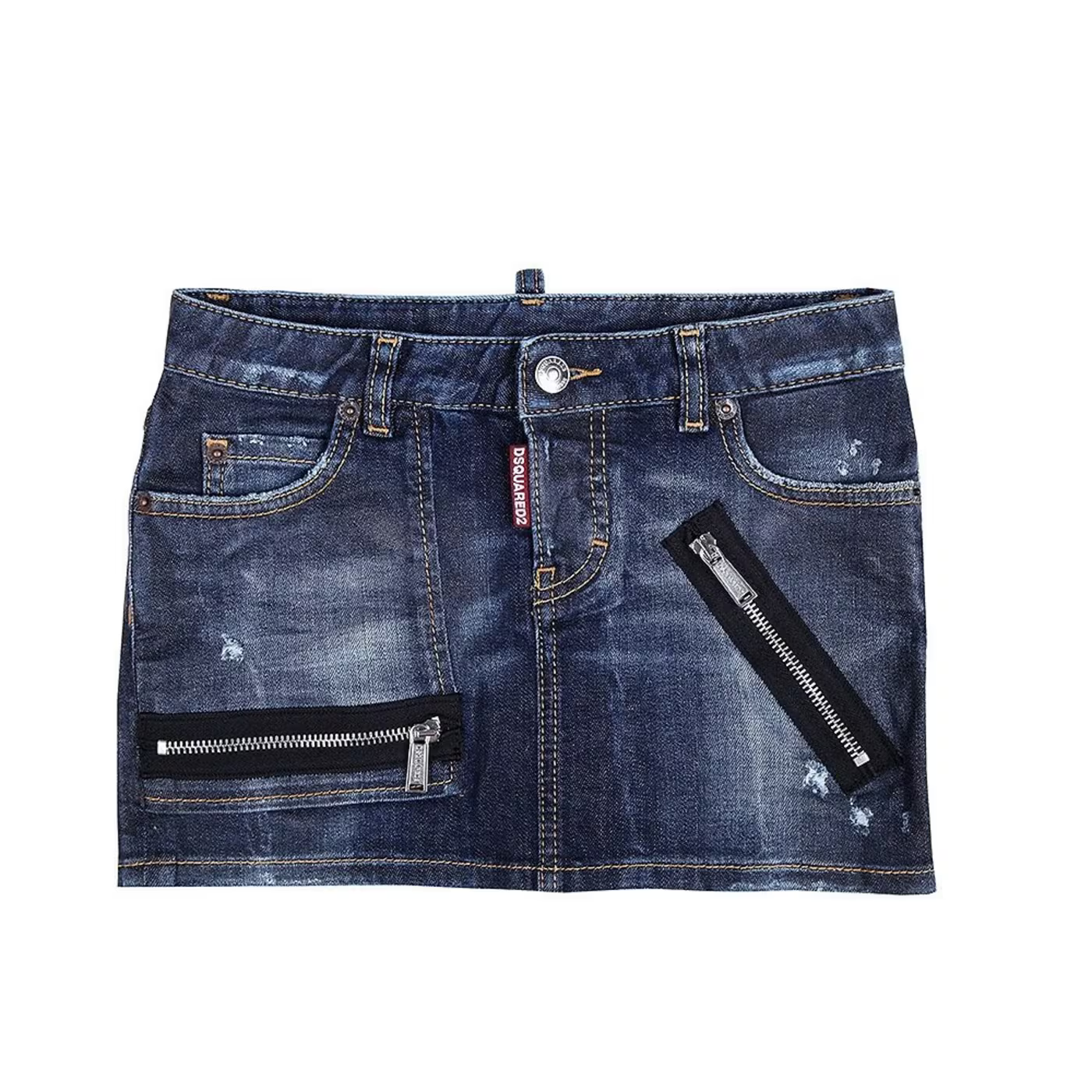 Dsquared2 Girls' Mini Skirt in Blue