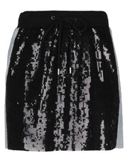 Alberta Ferretti Women's Sequin Satin Mini Skirt