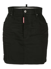 Dsquared2 Women's Mini Skirt in Black