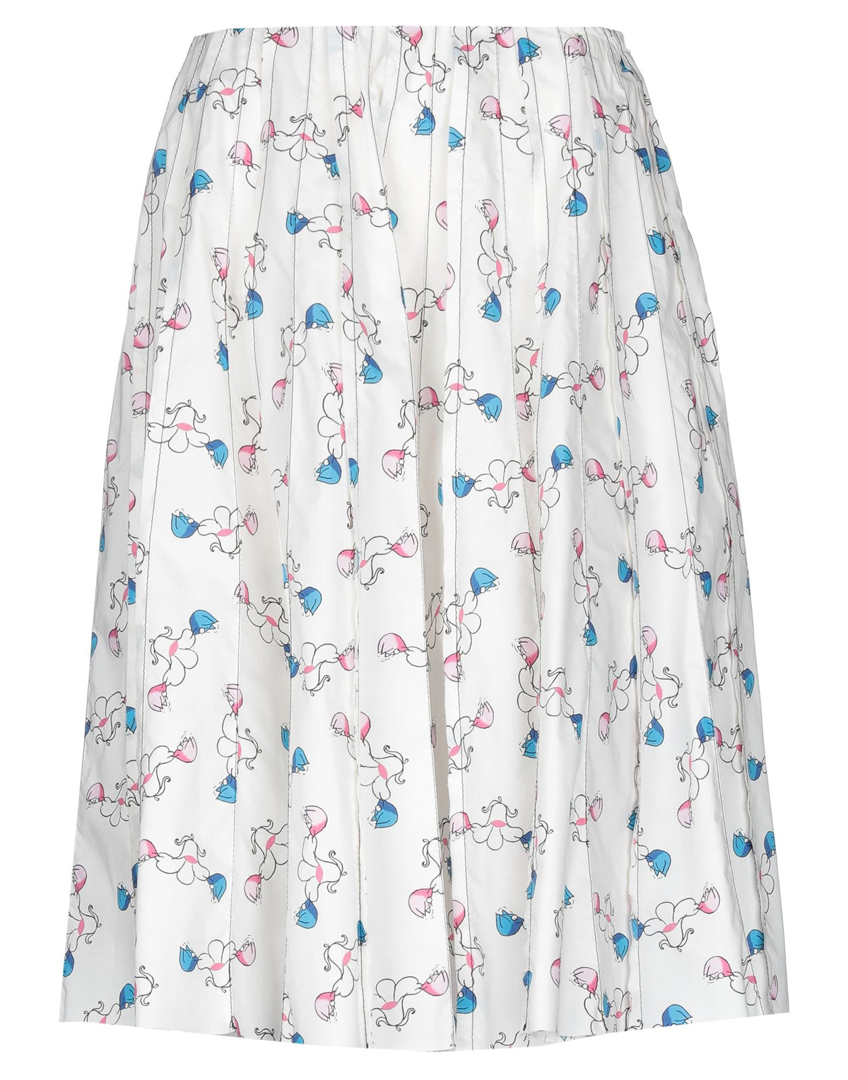 Marni Women's Flared Zip Midi Skirt