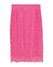 Pinko Women's Flared Lace Midi Skirt