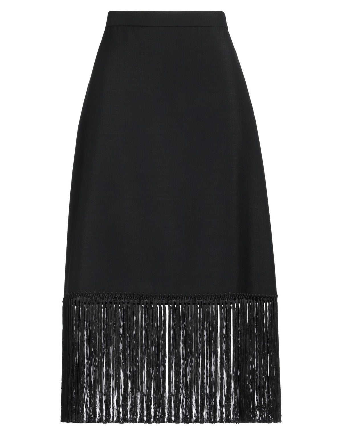 Burberry Women's Flared Zip Midi Skirt