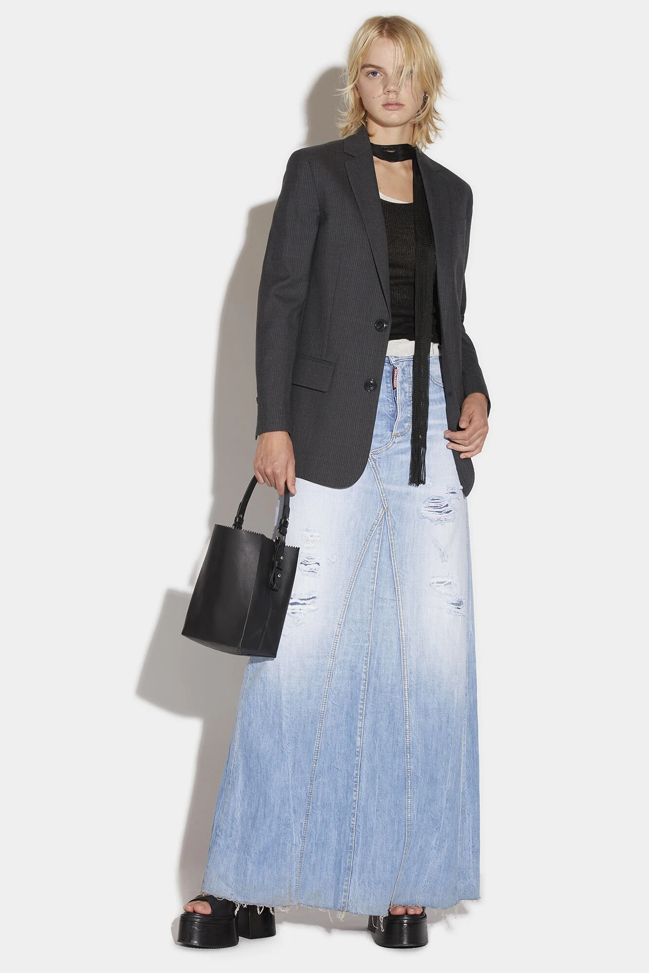 Dsquared2 Women's Maxi Skirt in Blue