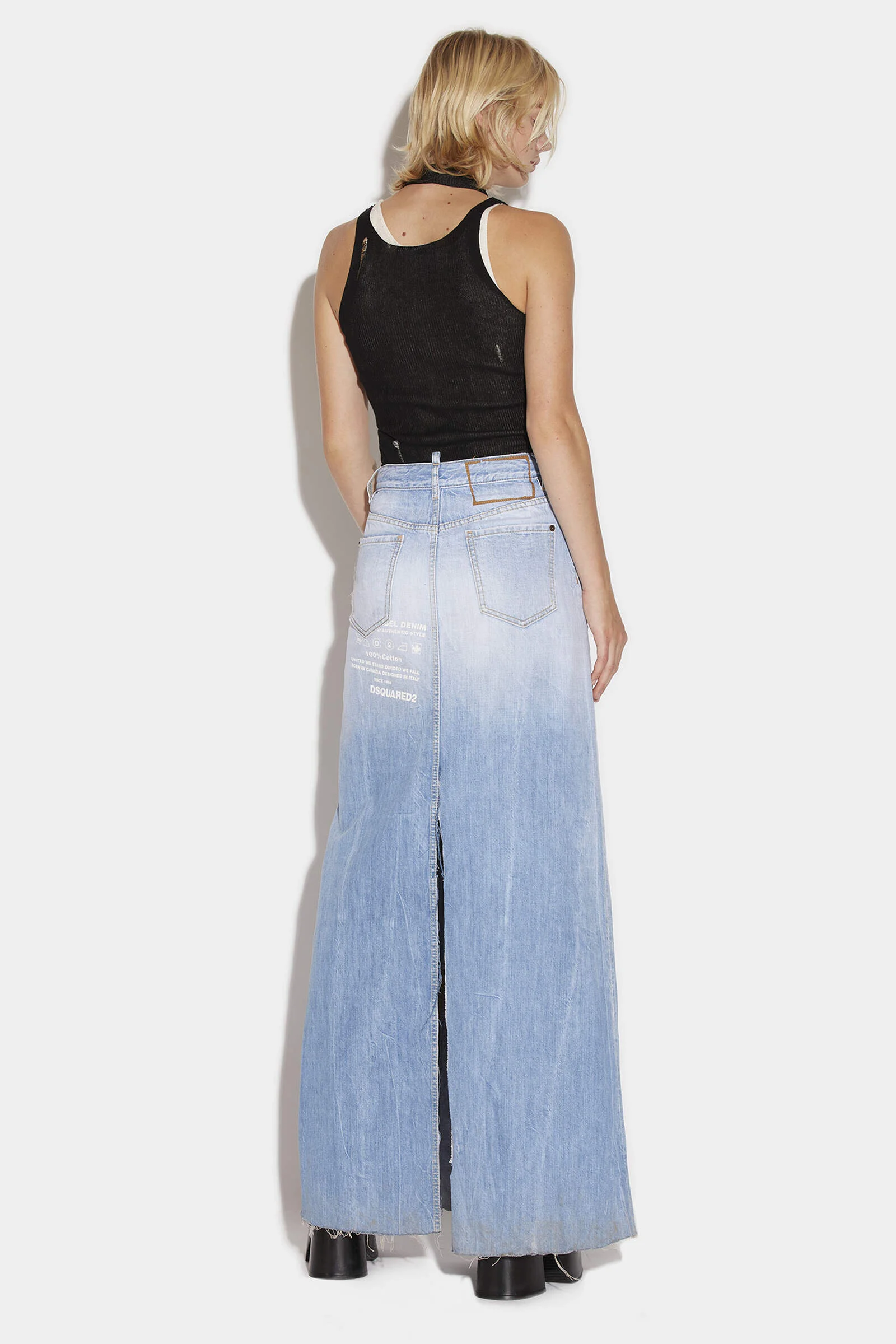 Dsquared2 Women's Maxi Skirt in Blue