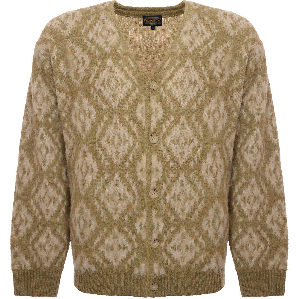 Pendleton Mens Beige Cardigan