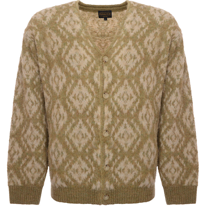 Pendleton Mens Beige Cardigan