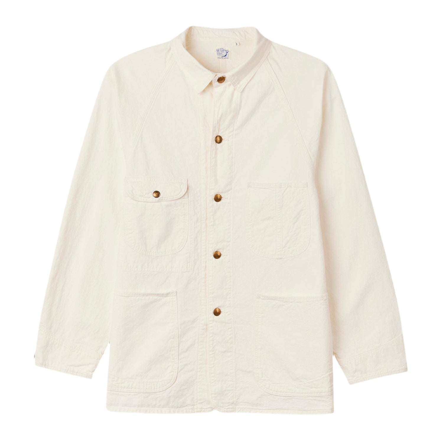 Mens Orslow 1950s Coverall In Ecru