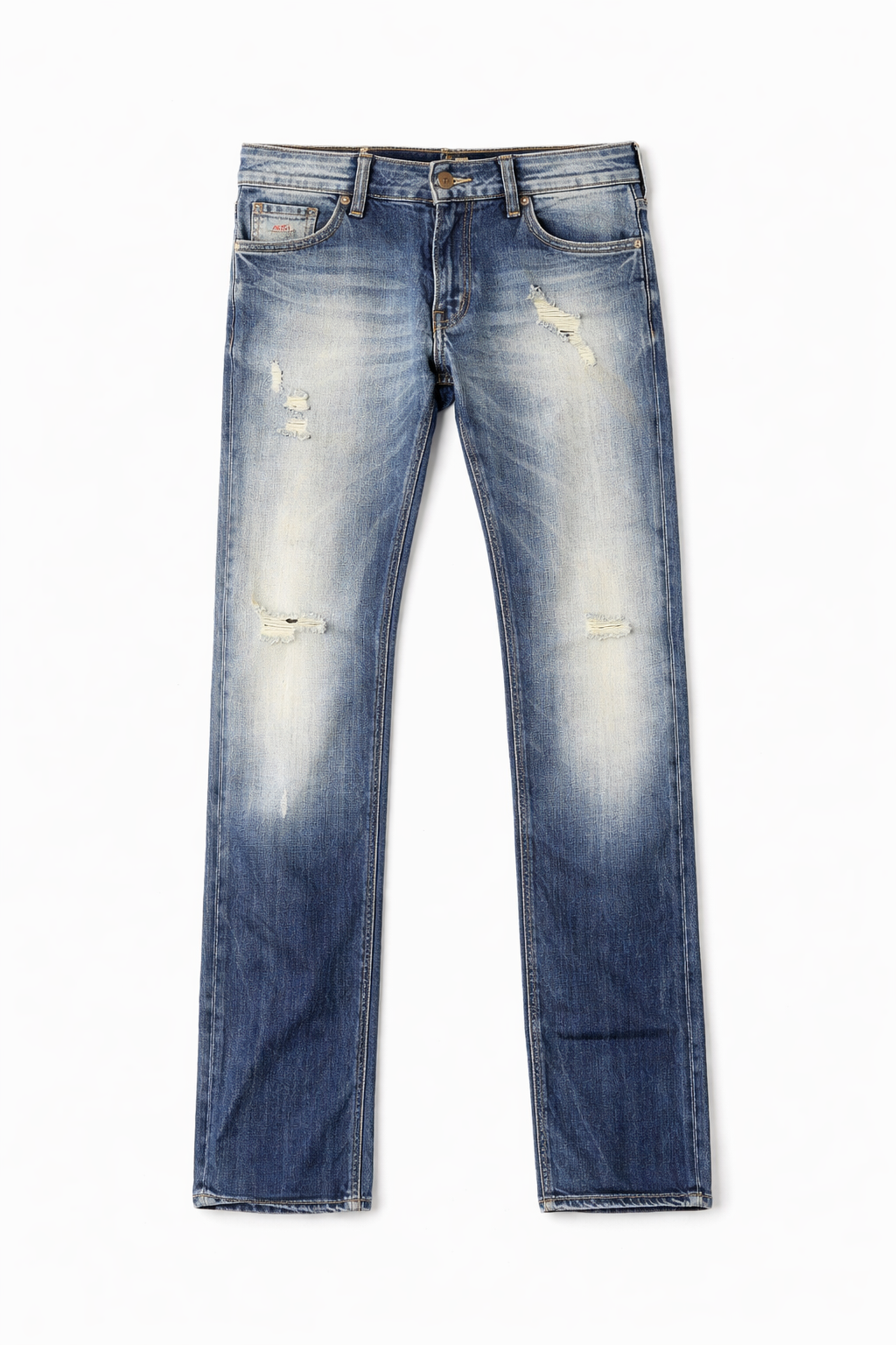 Diesel Mens Safado Regular Slim Straight Jeans in Blue
