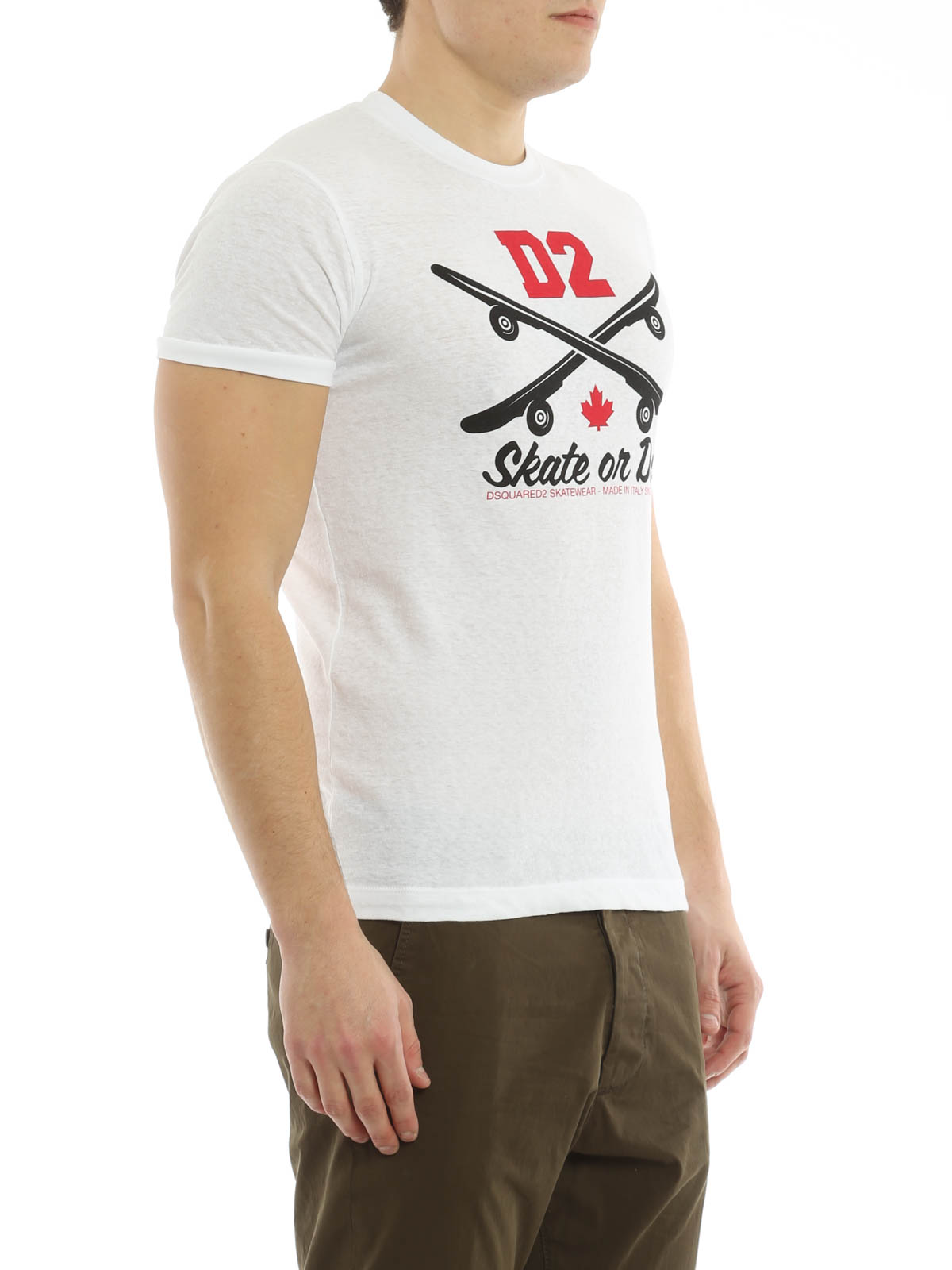 Dsquared2 Men's Short Sleeve T-Shirt in White