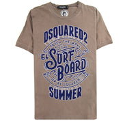 Dsquared2 Men's Short Sleeve T-Shirt in Brown