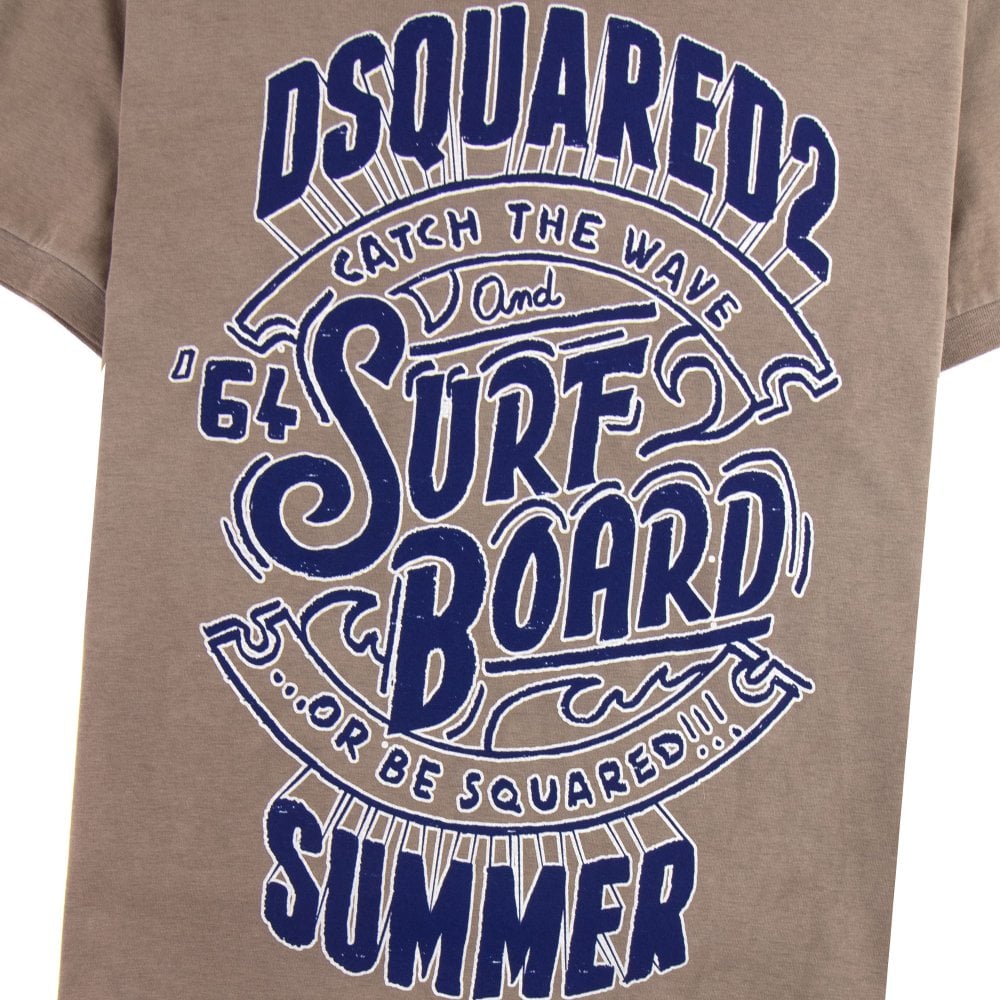 Dsquared2 Men's Short Sleeve T-Shirt in Brown