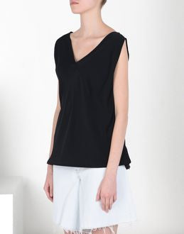 Mm6 Maison Margiela Women's Top in Black