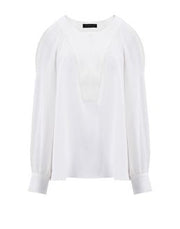 Barbara Bui Women's Long Sleeve Blouse in White