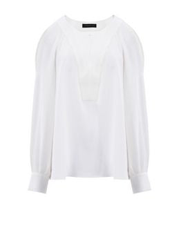 Barbara Bui Women's Long Sleeve Blouse in White