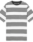 Beams Mens Nep Stripe T-Shirt Off White