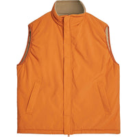 Beams Mens Mil Puff Vest Orange