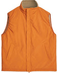 Beams Mens Mil Puff Vest Orange