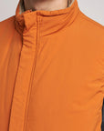 Beams Mens Mil Puff Vest Orange