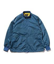 Mens Beams Boat Jacket In Nylon Blue