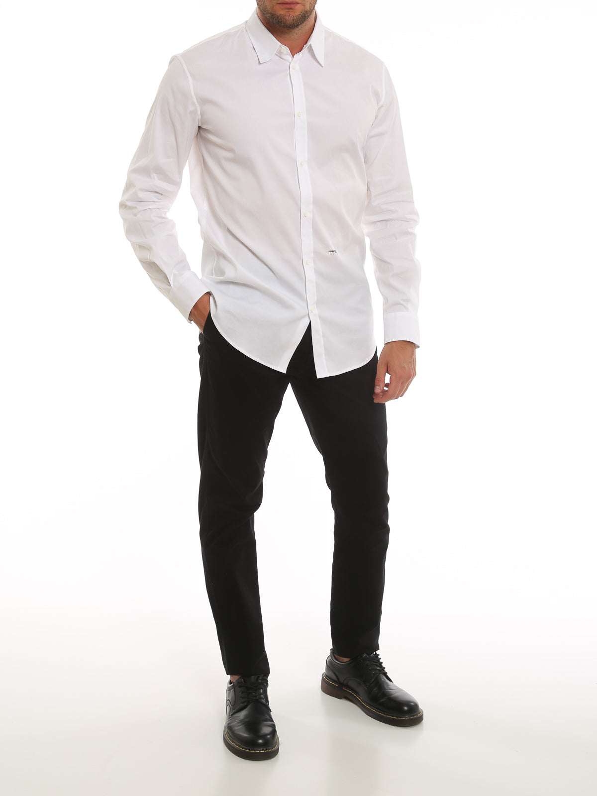Dsquared2 Men's Long Sleeve Shirt in White