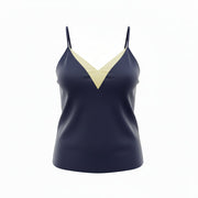 Lanvin Womens Navy Blue Strappy Top