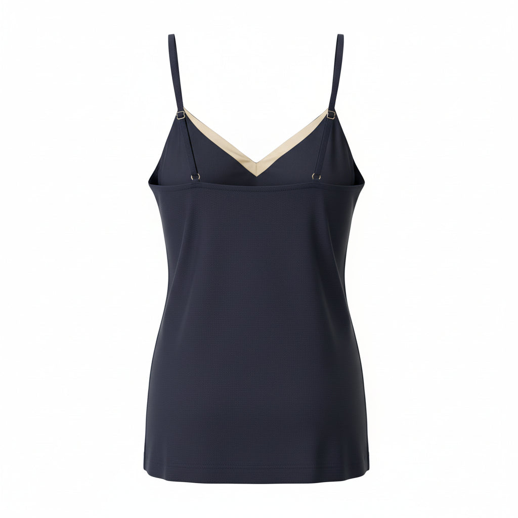 Lanvin Womens Navy Blue Strappy Top