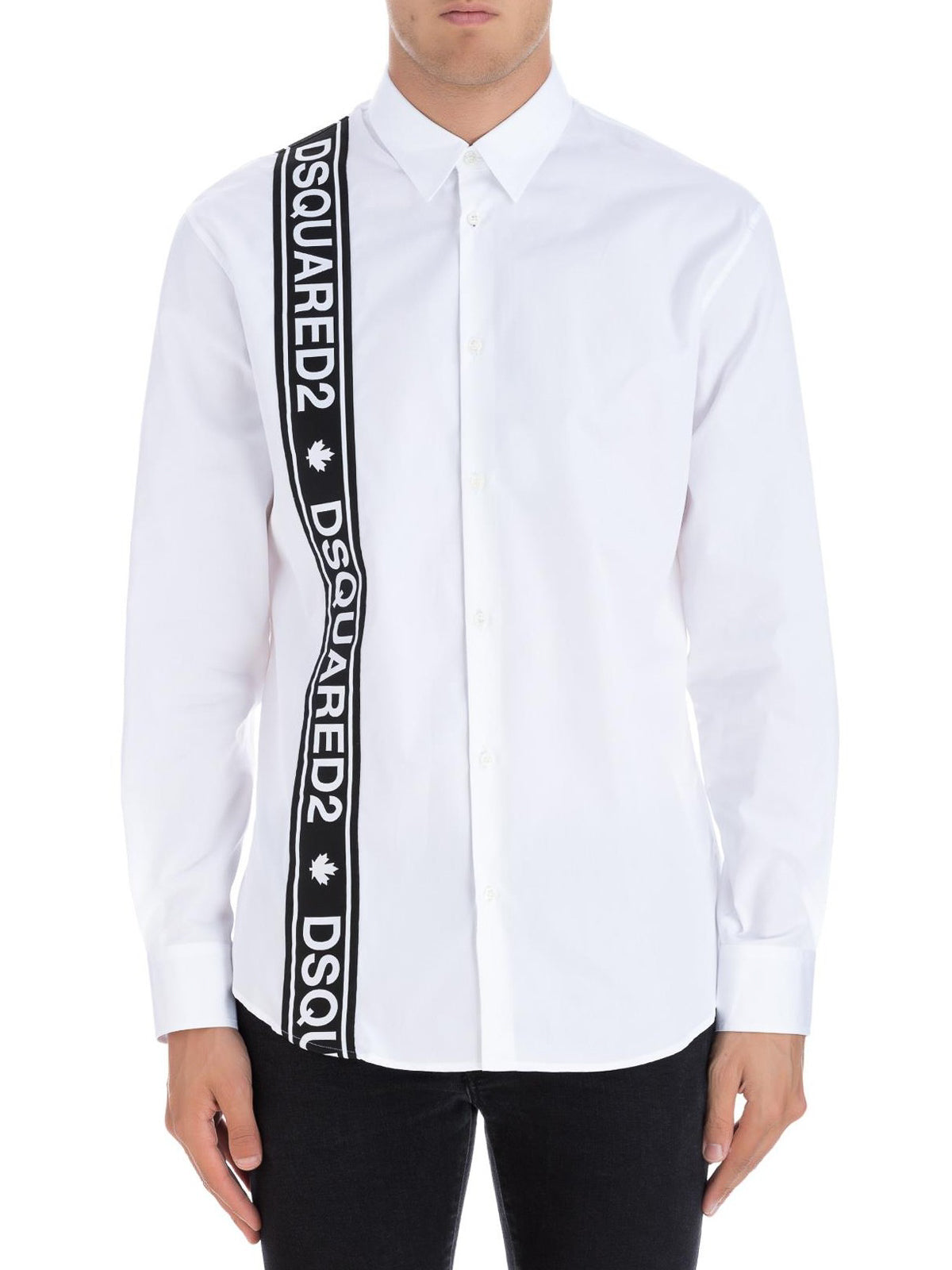 Dsquared2 Men's Long Sleeve Shirt in White