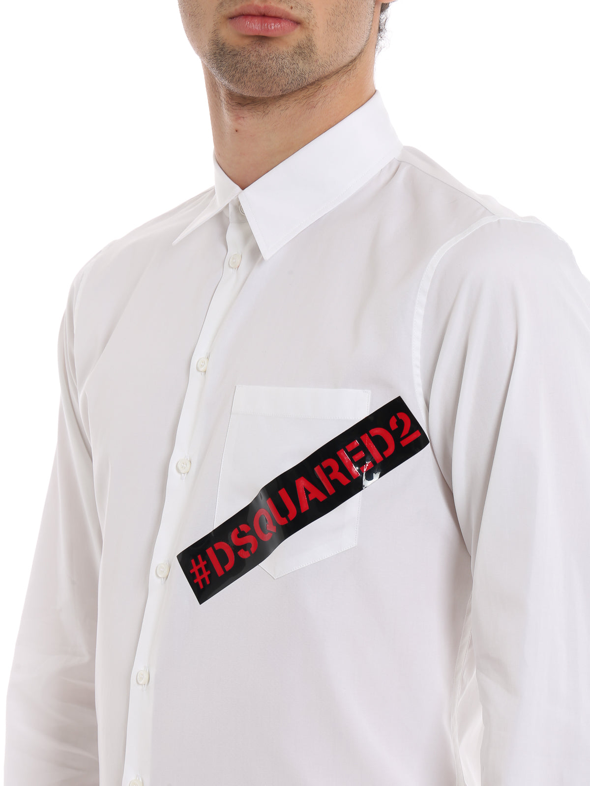 Dsquared2 Men's Long Sleeve Shirt in White