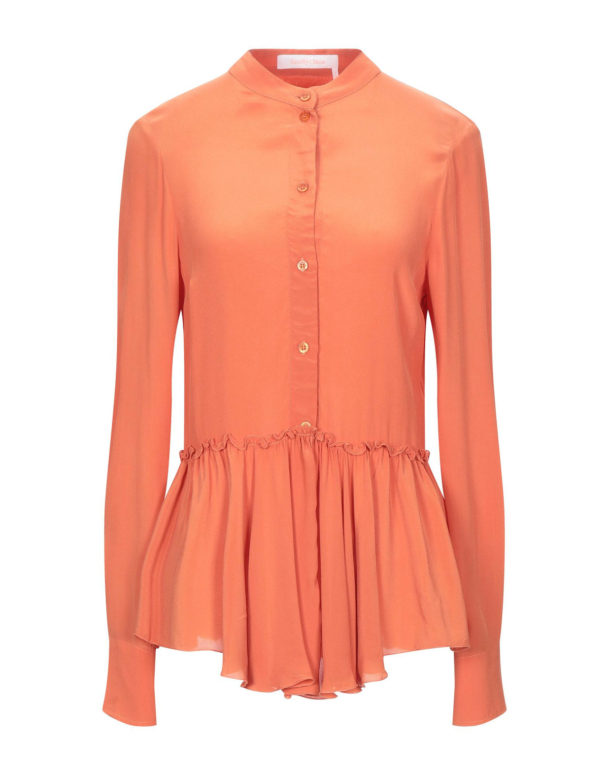 See by Chloé Women's Ruched Ruffle Top